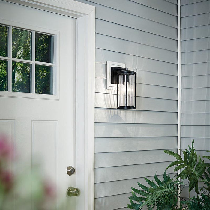 Kichler 59022 Barras 1-lt 12" Tall Outdoor Wall Light