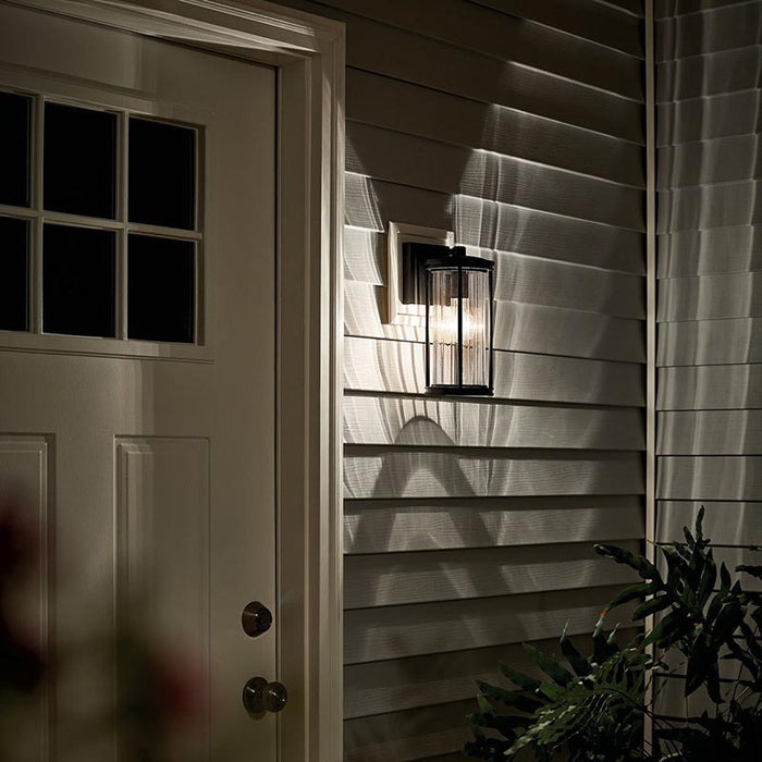 Kichler 59022 Barras 1-lt 12" Tall Outdoor Wall Light