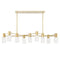 Hudson Valley 4248 Centerport 9-lt 48" LED Linear Chandelier