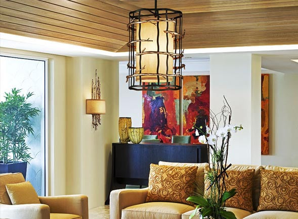 Troy F2883 Adirondack 3-lt Pendant