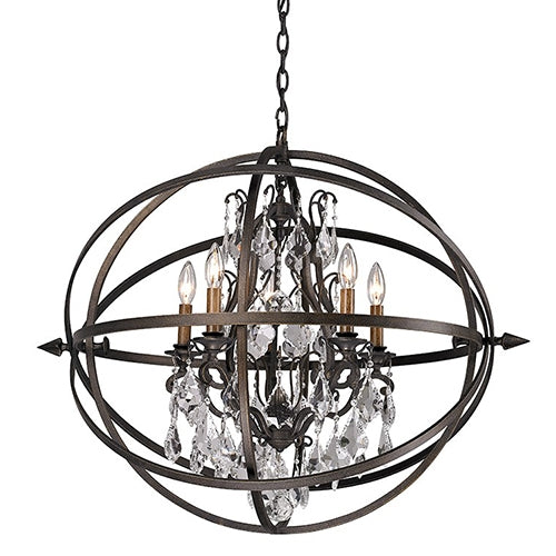 Troy F2996 Byron 5-lt Pendant