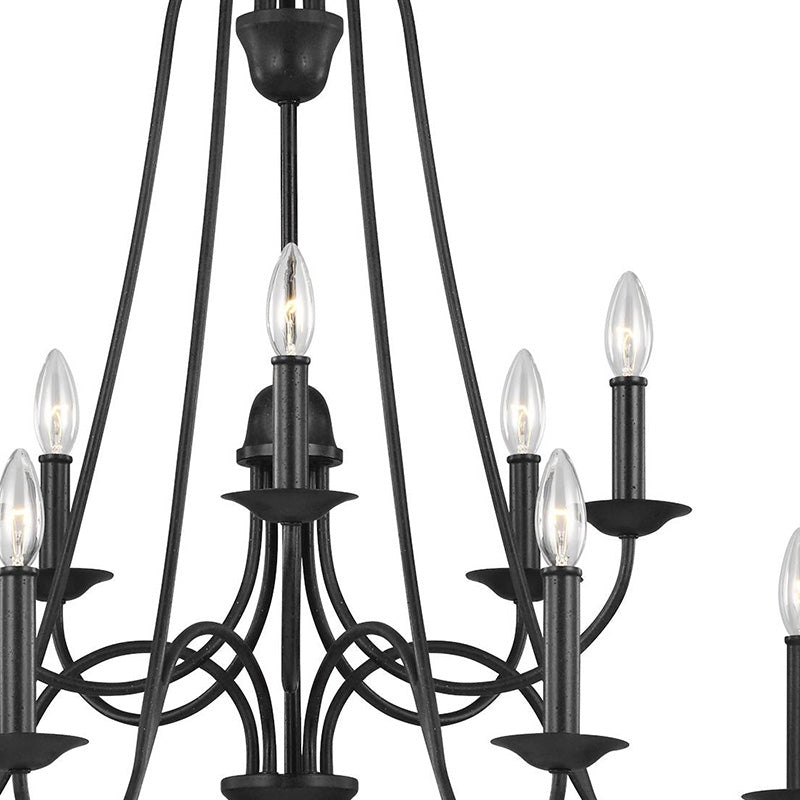 Sea Gull F3206 Boughton 10-lt 31" Chandelier