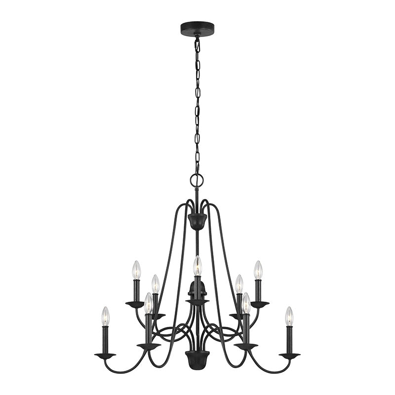 Sea Gull F3206 Boughton 10-lt 31" Chandelier