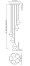 Elan 83948 Kiss 5-lt LED Pendant