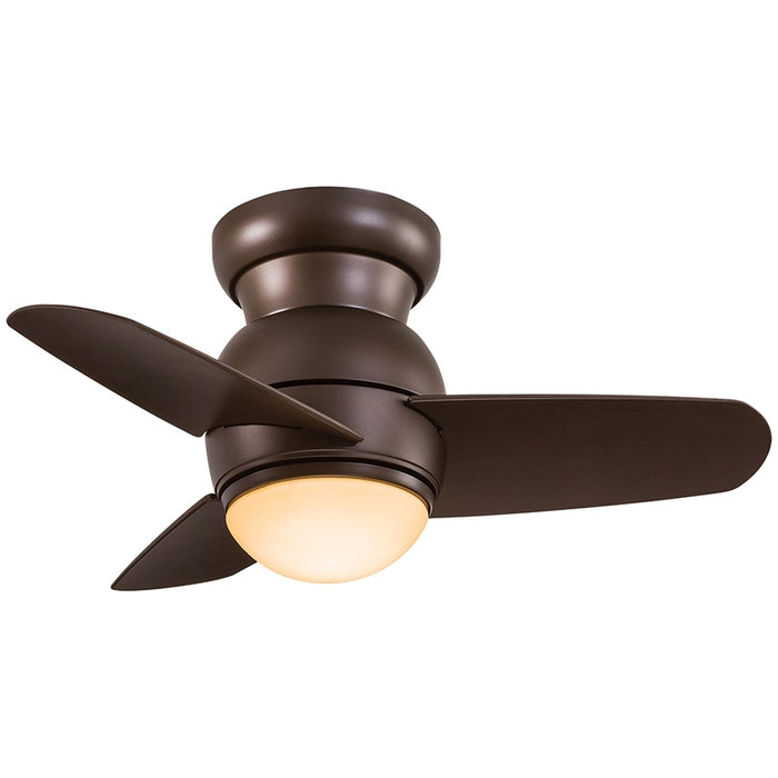 Minka Aire F510L Spacesaver 26" Flush Mount Ceiling Fan with LED Light Kit