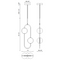 Alora PD302002 Tagliato 2-lt 13" LED Pendant
