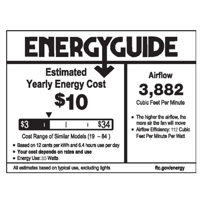 Oxygen 3-111 Adora 52" Outdoor Hugger Ceiling Fan