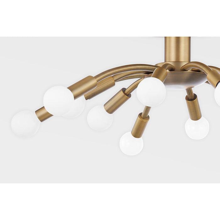 Troy C2812 Tristan 12-lt 25" Semi Flush