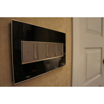 Adorne AWM4G 4-Gang Screwless Wall Plate