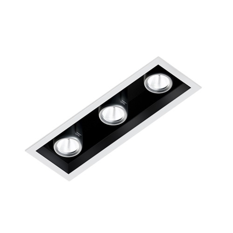 Elite FC3-LED-1000L 3 Head Flanged Recessed Multiple Combo LED ...