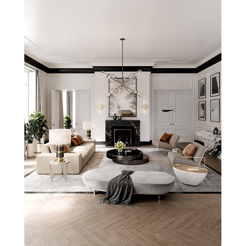 Troy F6318 Raef 6-lt 50" Chandelier