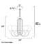 Maxim 30516 Bauhaus 5-lt 24" Chandelier