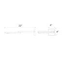 WAC BL-1021 Flip dweLED Swing Arm Wall Light