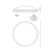 Kuzco FM1512 Malta 12" LED Flush Mount