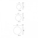 dweLED FM-4109 Slice 9" LED Ceiling Flush Mount
