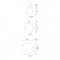 dweLED FM-4109 Slice 9" LED Ceiling Flush Mount