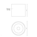 Kuzco FM10605 Falco Round LED Flush Mount