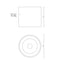 Kuzco FM10605 Falco Round LED Flush Mount