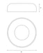 Kuzco FM13120 Beacon LED Flush Mount