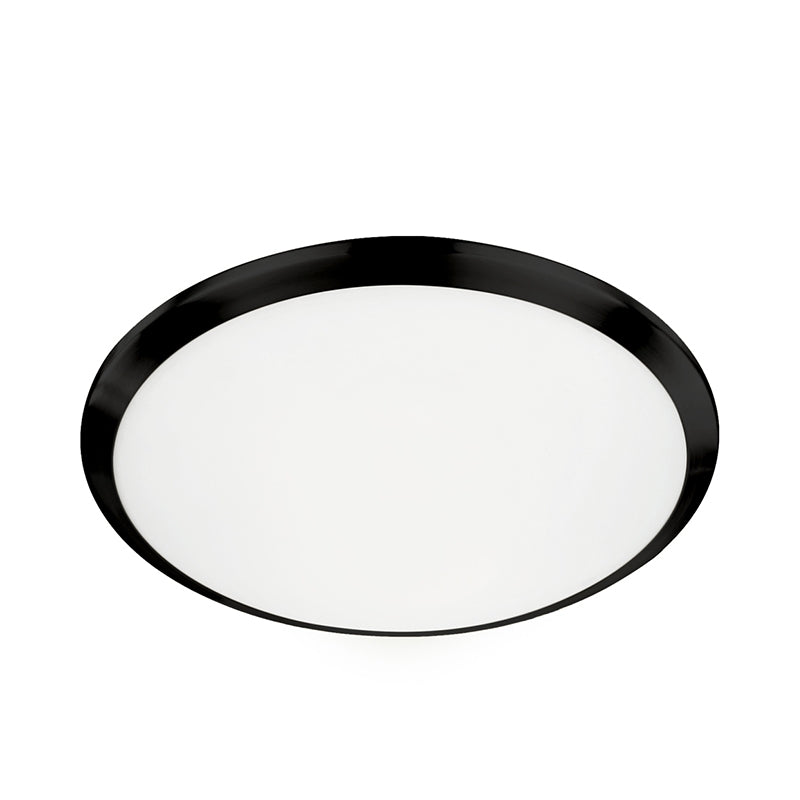 Kuzco FM1512 Malta 12" LED Flush Mount - Black