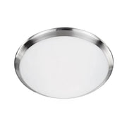 Kuzco FM1512 Malta 12" LED Flush Mount - Brushed Nickel