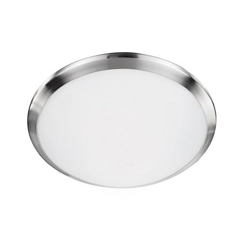 Kuzco FM1512 Malta 12" LED Flush Mount - Brushed Nickel