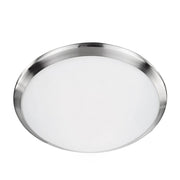 Kuzco FM1512 Malta 12" LED Flush Mount - Chrome