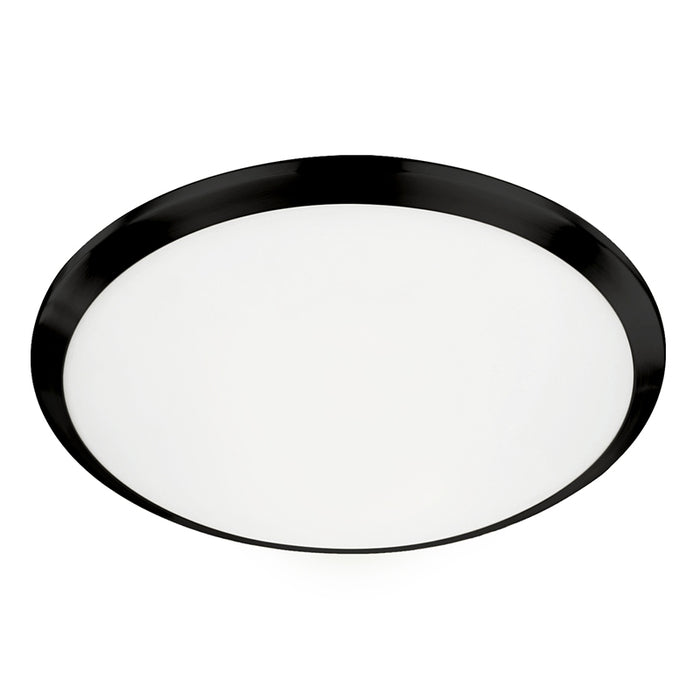 Kuzco FM1515 Malta 15" Wide LED Flush Mount - Black