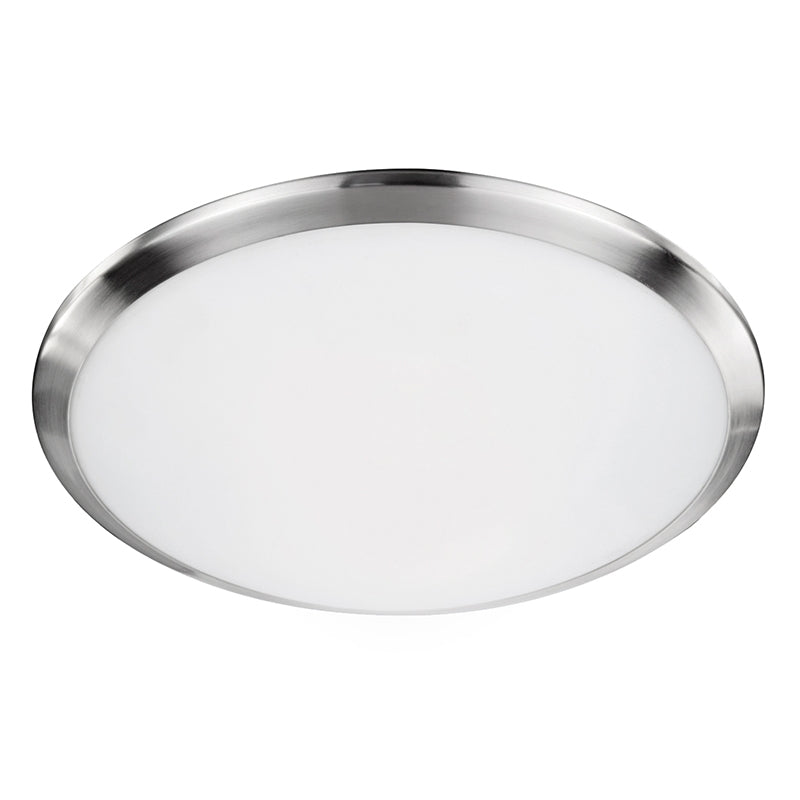 Kuzco FM1515 Malta 15" Wide LED Flush Mount - Brushed Nickel
