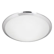 Kuzco FM1515 Malta 15" Wide LED Flush Mount - Chrome