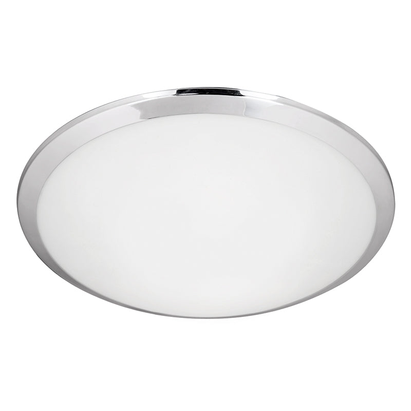 Kuzco FM1515 Malta 15" Wide LED Flush Mount - Chrome
