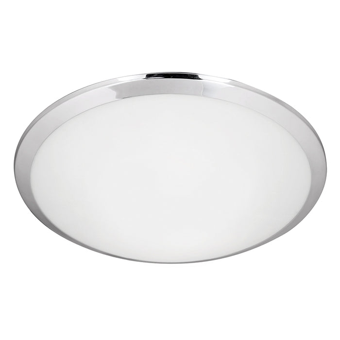Kuzco FM1515 Malta 15" Wide LED Flush Mount - Chrome