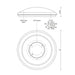 Kuzco FM1515 Malta 15" Wide LED Flush Mount