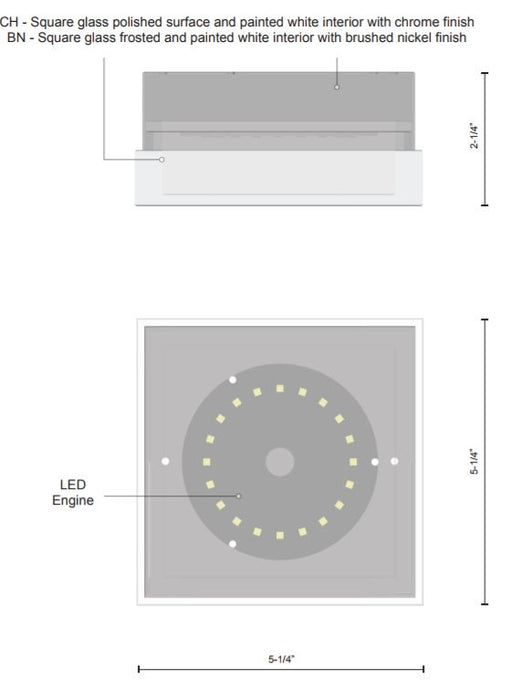 Kuzco FM3405 Dartmouth LED Flush Mount