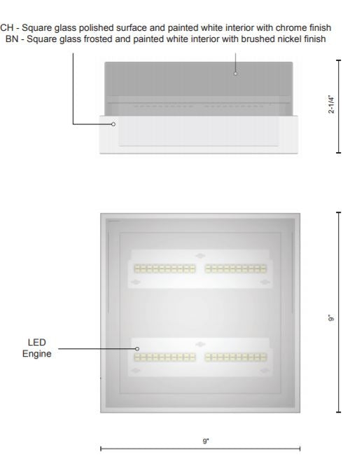 Kuzco FM3409 Dartmouth LED Flush Mount