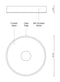 Kuzco FM7616 Parker LED Flush Mount