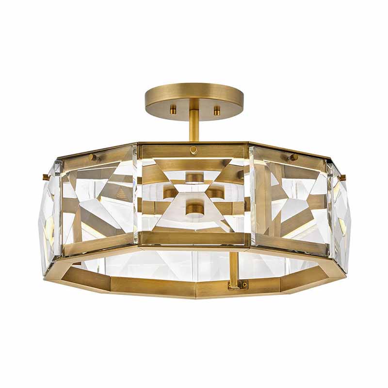 Fredrick Ramond FR30103 Jolie 1-lt 20" LED Semi-Flush Mount