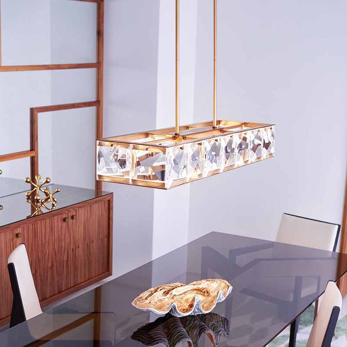 Fredrick Ramond FR30106 Jolie 45" LED Linear Chandelier