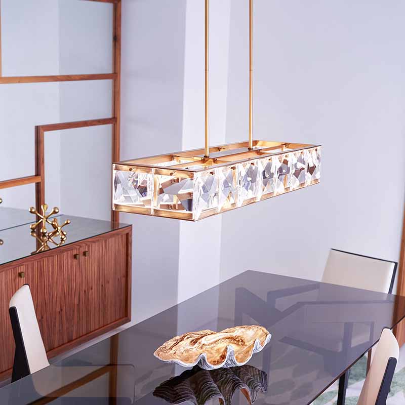 Fredrick Ramond FR30106 Jolie 45" LED Linear Chandelier
