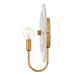 Fredrick Ramond FR30120 Rene 1-lt 12" Tall LED Wall Sconce - Distressed Brass