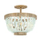 Fredrick Ramond FR30203 Dune 4-lt 16" LED Semi-Flush Mount