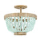 Fredrick Ramond FR30203 Dune 4-lt 16" LED Semi-Flush Mount