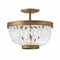 Fredrick Ramond FR30203 Dune 4-lt 16" LED Semi-Flush Mount