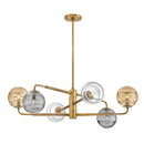 Fredrick Ramond FR30506 Oberon 6-lt 37" LED Chandelier