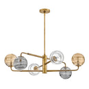 Fredrick Ramond FR30506 Oberon 6-lt 37" LED Chandelier