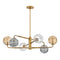 Fredrick Ramond FR30506 Oberon 6-lt 37" LED Chandelier