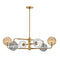 Fredrick Ramond FR30506 Oberon 6-lt 37" LED Chandelier