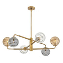 Fredrick Ramond FR30506 Oberon 6-lt 37" LED Chandelier