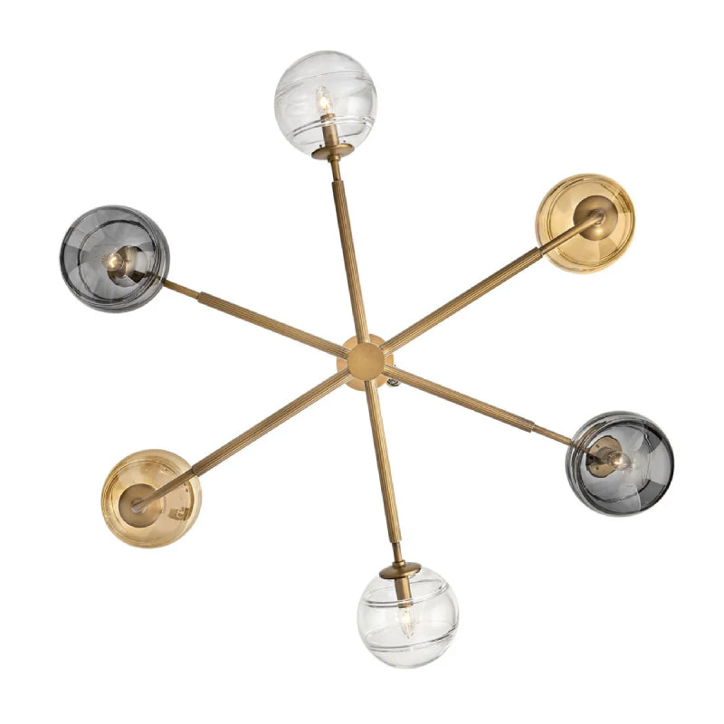 Fredrick Ramond FR30506 Oberon 6-lt 37" LED Chandelier