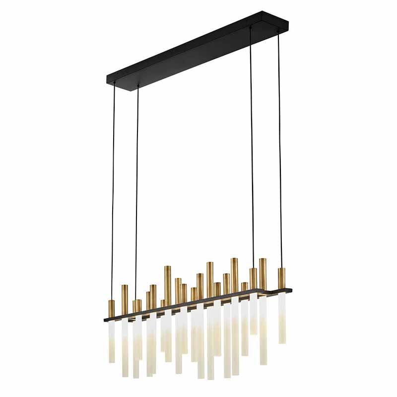 Fredrick Ramond FR30705 Echo 20-lt 39" LED Linear Chandelier